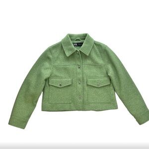 Zara Light Green Jacket